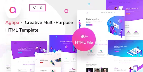 Agopa - Creative Multipurpose HTML Template v1.0