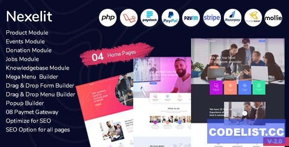 Nexelit v2.0 - Multipurpose Website & Business Management System CMS Nexelit v2.0 - Multipurpose Website & Business Management System CMS
