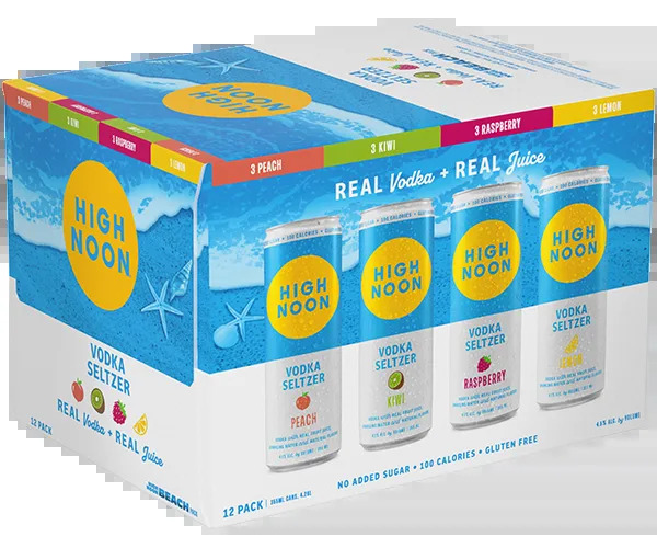 High Noon recalls vodka seltzer packs mislabeled as Celsius energy drinks