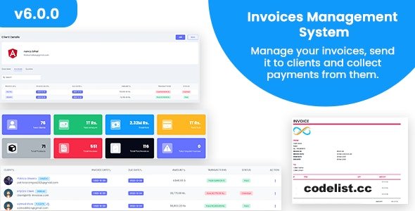 Invoices v6.2.1 - Laravel Invoice Management System - Billing Management - Invoice