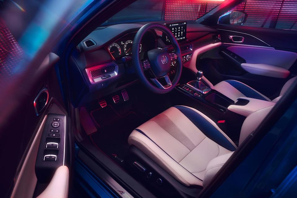 2026 acura integra aspec technology interior