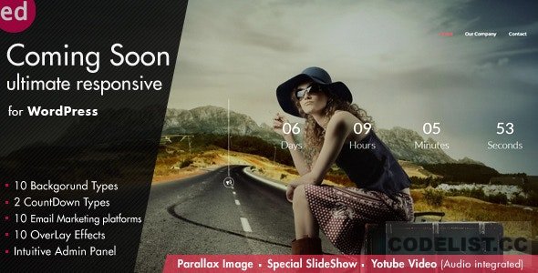 Coming Soon CountDown v3.9.0 - Responsive Wordpress Plugin