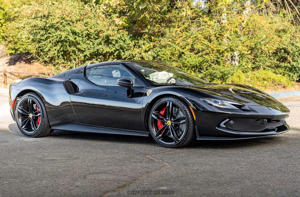 Avoid waitlists with this low-mileage 2024 Ferrari 296 GTB for sale