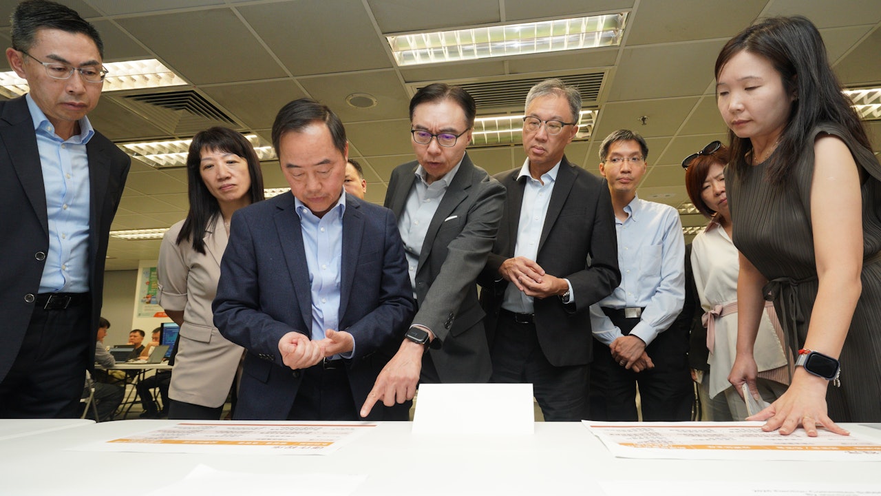 選舉事務處聯同數字辦演練　模擬監察電子選民登記冊系統發票運作