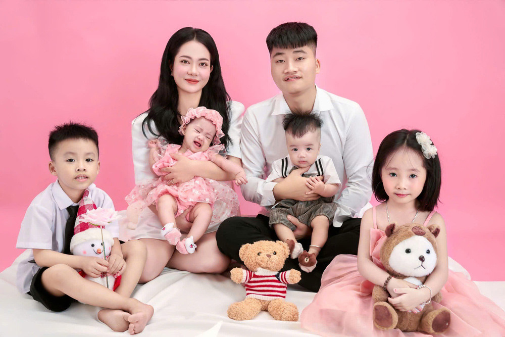 9X Hải Phòng sinh đôi 2 lần đều đủ trai đủ gái, được mẹ chồng cưng chiều hết mực