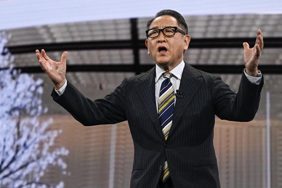 Akio Toyoda Highlights Toyota Innovations At CES 2025