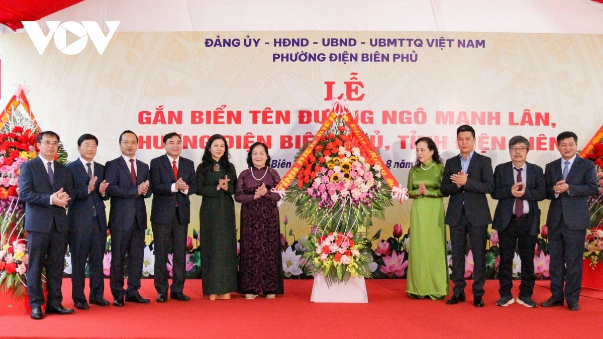 Điện Biên đặt tên đường mang tên cố NSND Ngô Mạnh Lân