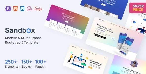Sandbox - Modern & Multipurpose Bootstrap 5 Template v3.4.1