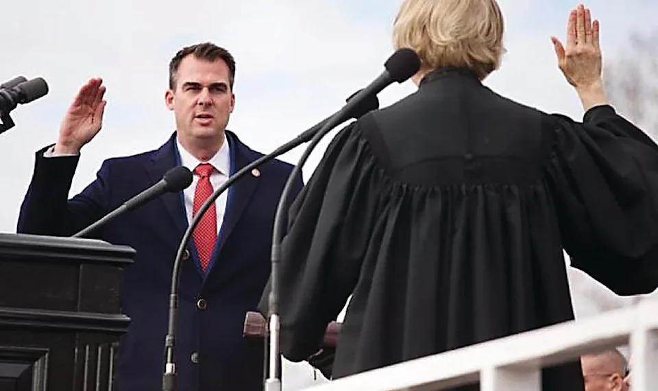 Gov. Kevin Stitt has made Oklahoma becoming a "Top 10" state his goal since his time in office began.