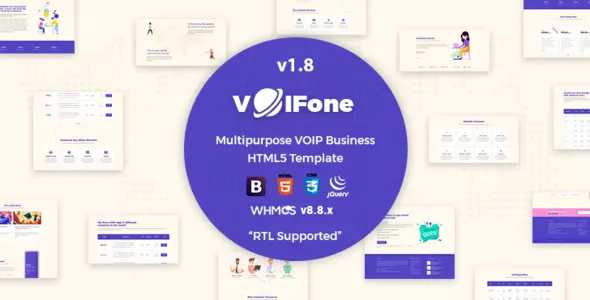Voifone - Multipurpose VOIP Business HTML5 Template v1.8