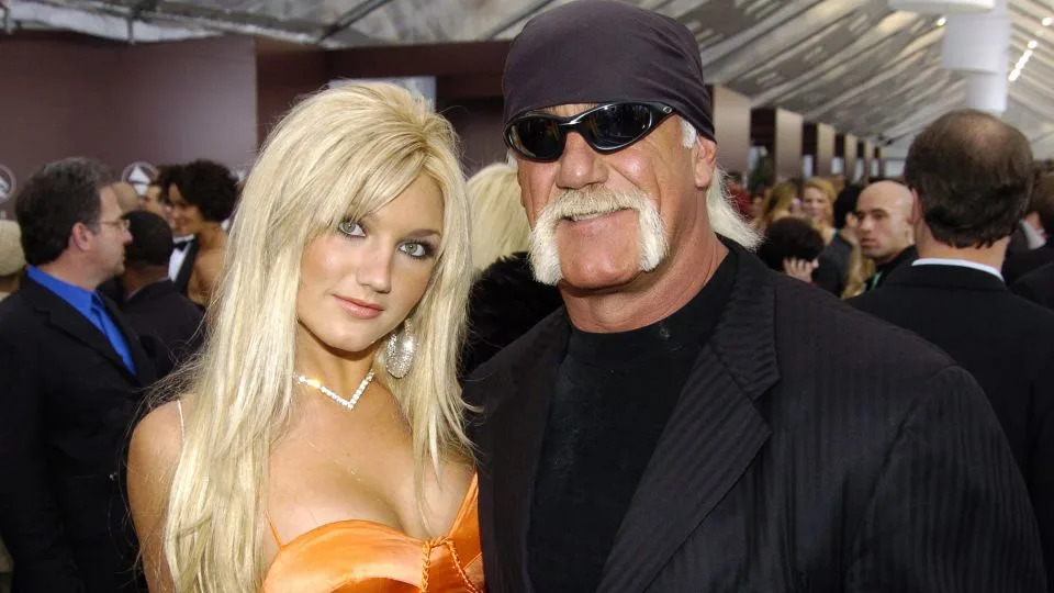 Brooke Hogan and Hulk Hogan during the 47th Annual Grammy Awards in Los Angeles, California in 2005. - Jeff Kravitz/FilmMagic/Getty Images
