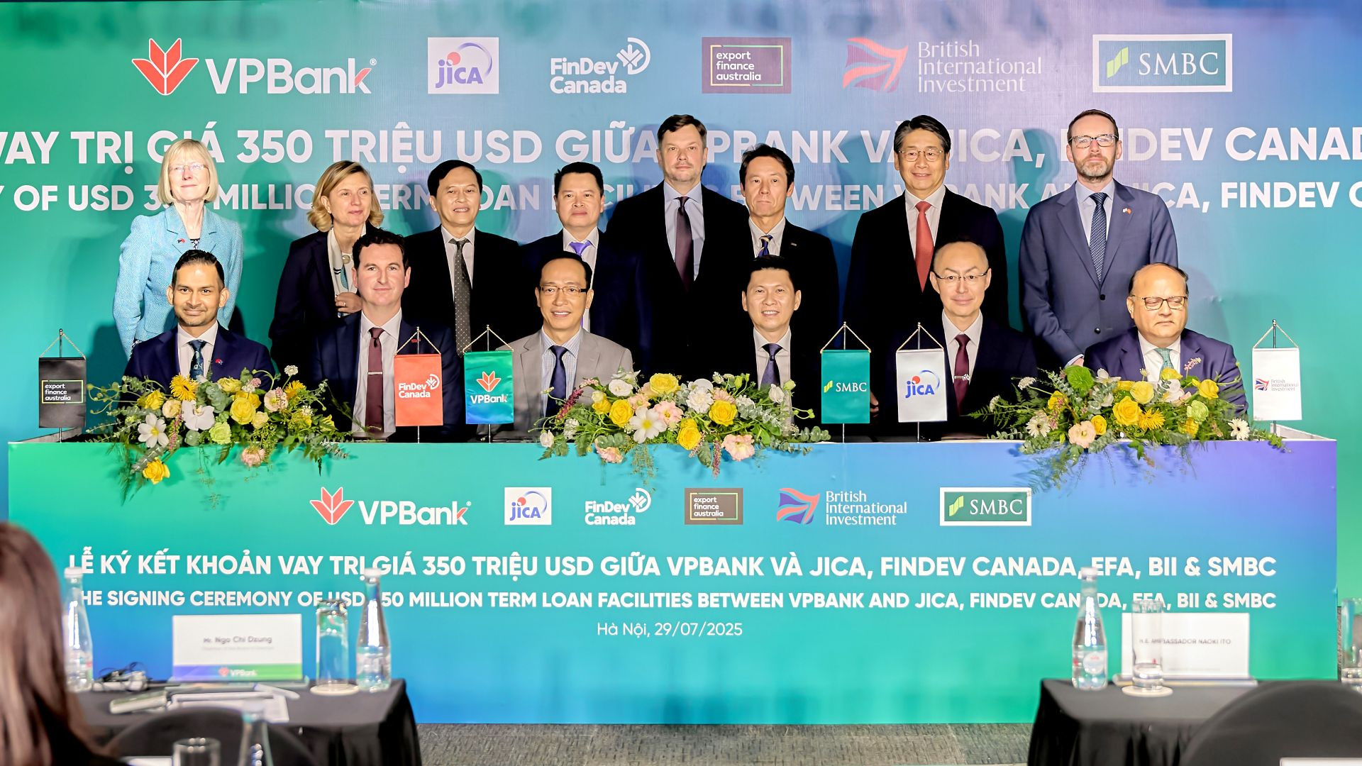 VPBank công bố khoản vay hợp vốn 350 triệu USD thúc đẩy phát triển bền vững