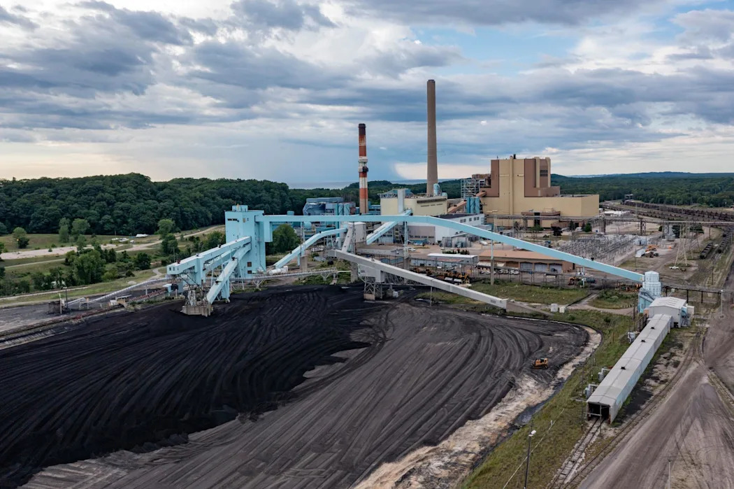 A coal-fired plant in Michigan was to close. But Trump forced it to keep running