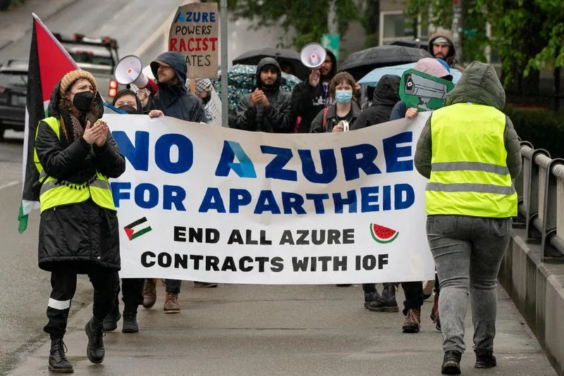 Two Microsoft workers fired after occupying president's office to protest ties to Israel