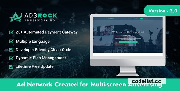 AdsRock v2.0 - Ads Network & Digital Marketing Platform - nulled