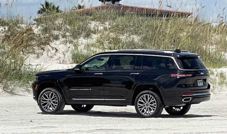 The Jeep Grand Cherokee L, which has a third row. Photo_ Scotty Reiss