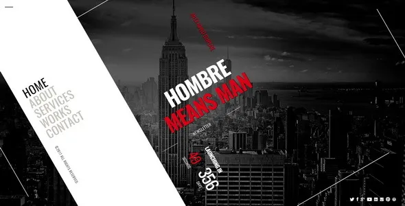 Hombre - Responsive Coming Soon Page v1.2