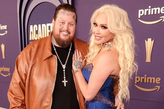 Christopher Polk/Getty Jelly Roll and Bunnie Xo in May 2024 in Frisco, Texas