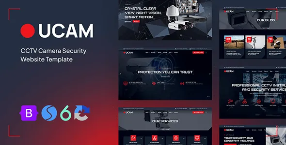 Ucam - CCTV Security Camera Website Template v1.0