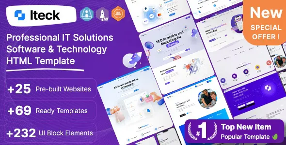 Iteck - Software & Technology HTML Template v1.0
