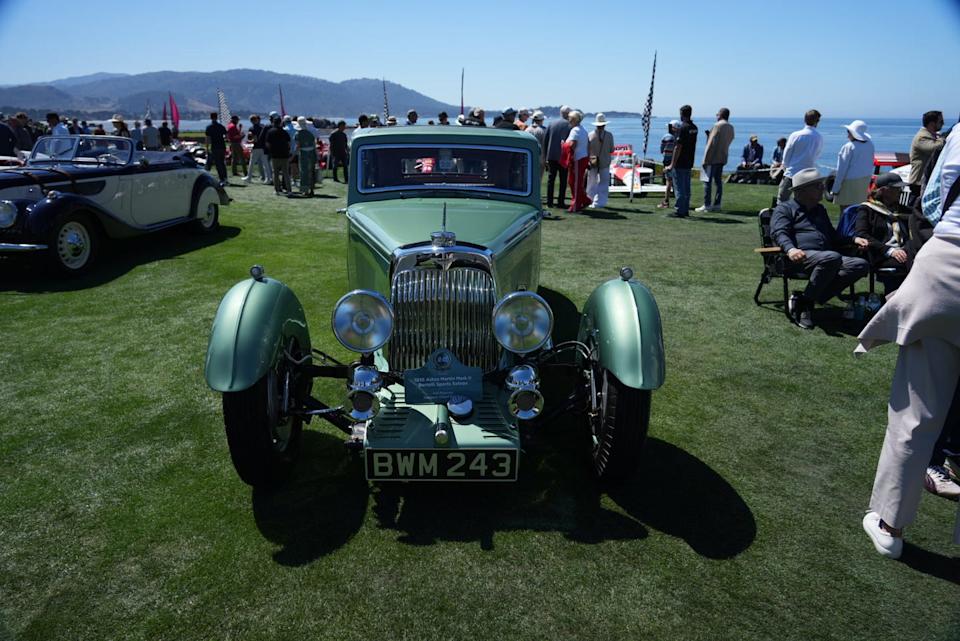 aston martin 1935 at pebble beach concours 2025