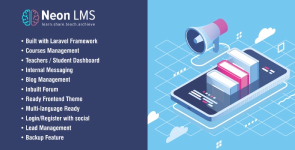 NeonLMS v2.1.8 - Learning Management System PHP Laravel Script NeonLMS v2.1.8 - Learning Management System PHP Laravel Script