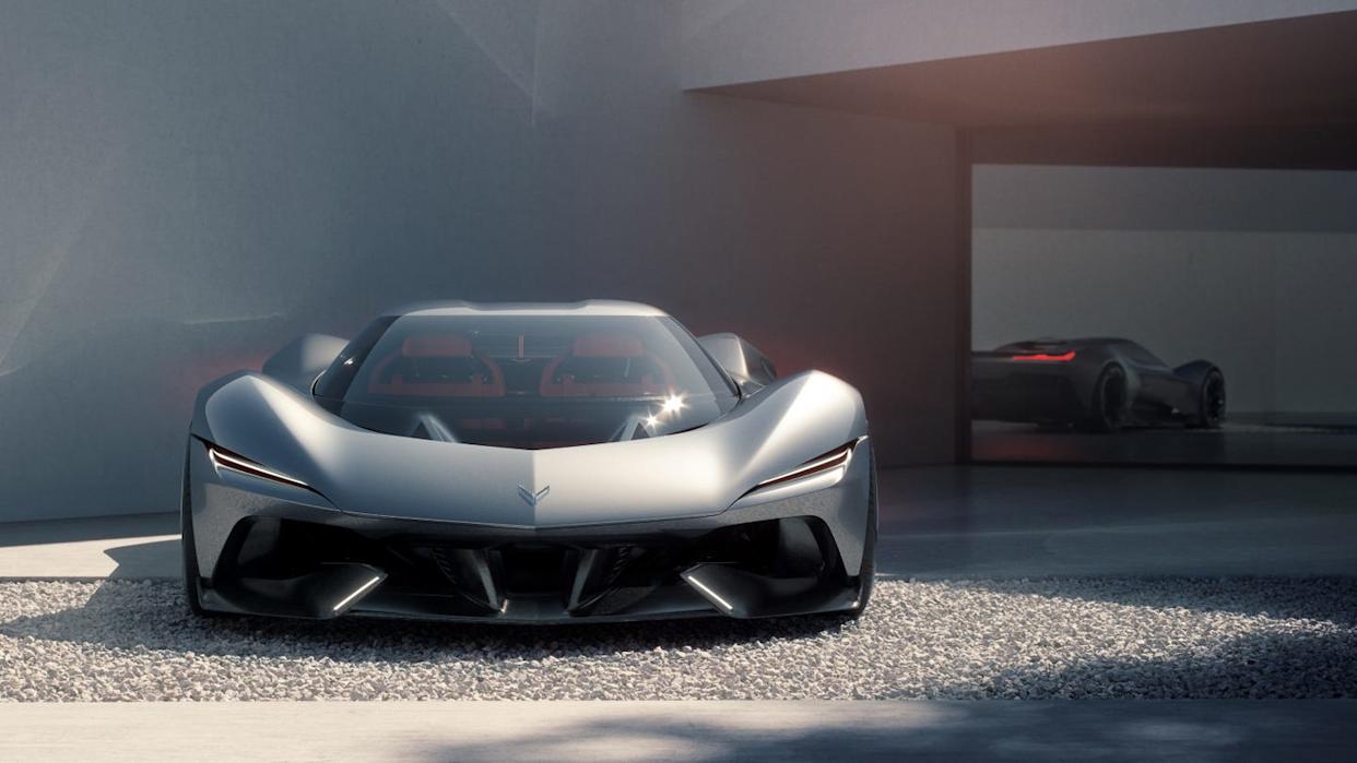 View Photos of the Crazy Corvette CX Concept, Chevy's Sci-Fi Sports Car