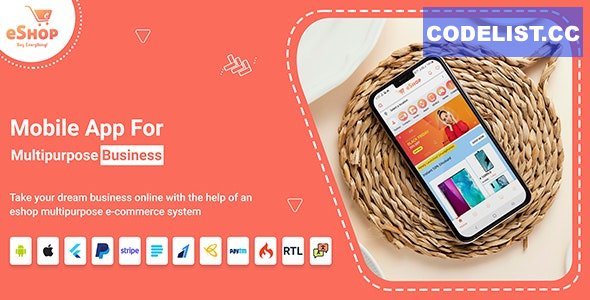 eShop v3.0.0 - Flutter E-commerce Full App - nulled