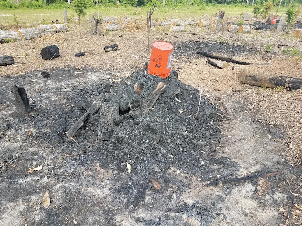 Fiddlehead Farms handles the production and incorporation of Biochar, recognized as a net negative carbon emission technology.
