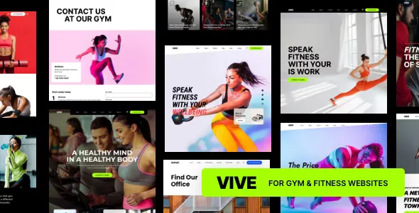 Vive - Fitness Gym WordPress v1.1