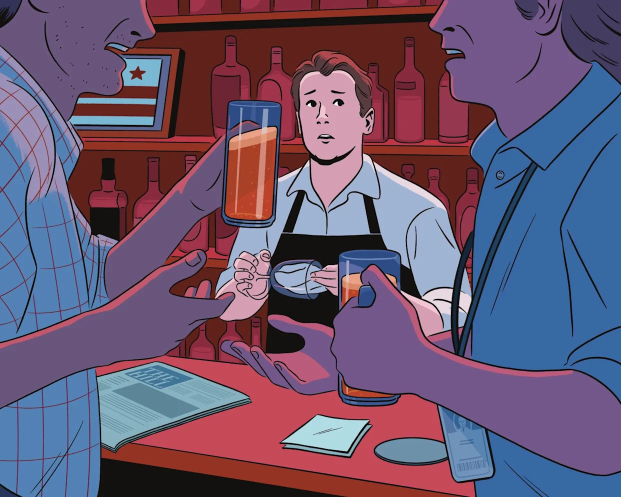 Talking politics has bartenders on edge in Trump’s Washington DC