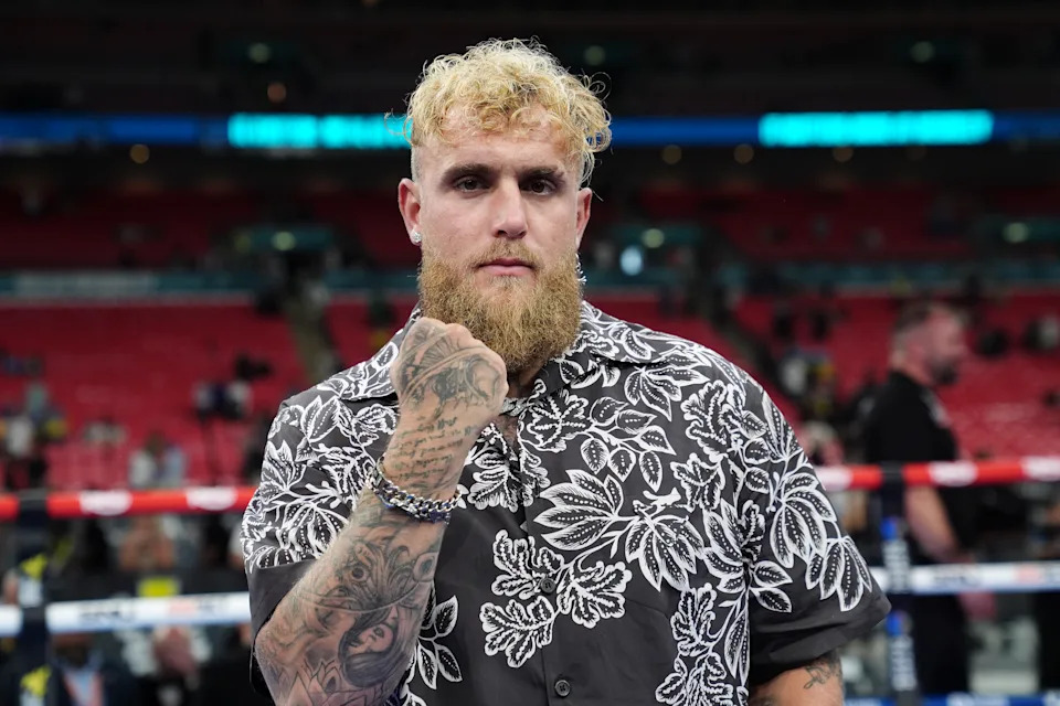 Jake Paul at Wembley Stadium, London. Picture date: Saturday July 19, 2025. (Photo by Bradley Collyer/PA Images via Getty Images)