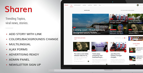 Sharen - Trending Topics, viral news, stories 
