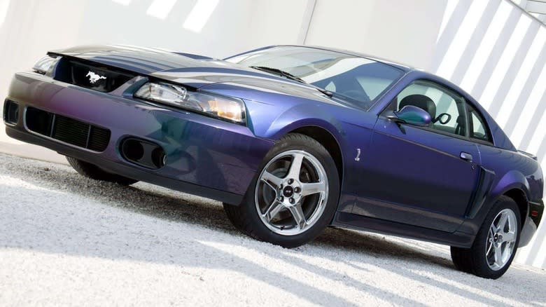 A Mystichrome Ford Mustang