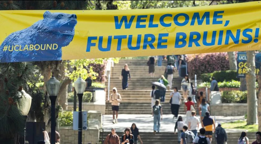 WESTWOOD, CA - APRIL 08: File photo of UCLA in Westwood, CA on Tuesday, April 8, 2025. (Myung J. Chun / Los Angeles Times)