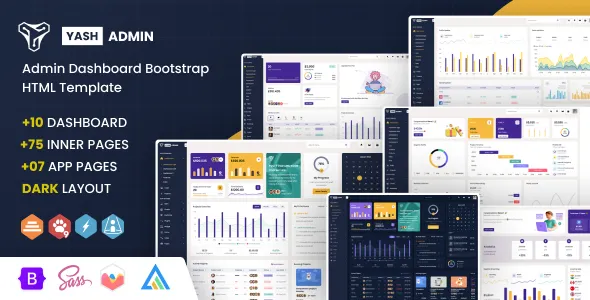 YashAdmin - Admin Dashboard Bootstrap HTML Template v3.0
