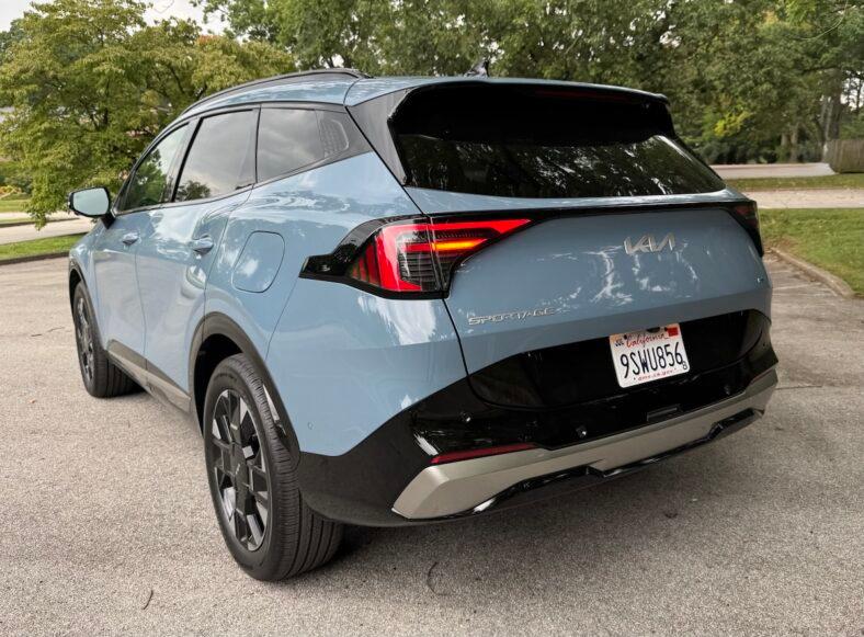 The rear end of the 2026 Kia Sportage