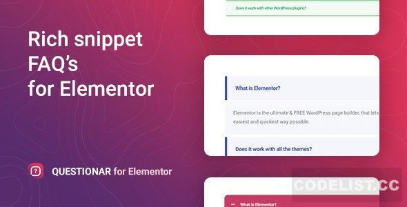 Questionar v1.0.1 – FAQ Accordions for Elementor Questionar v1.0.1 – FAQ Accordions for Elementor