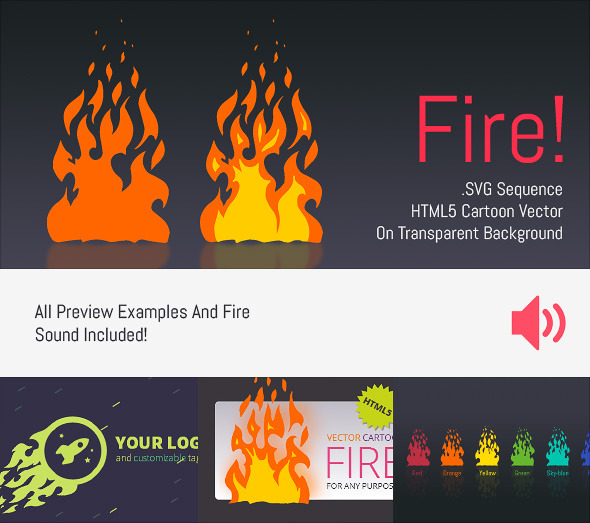 Cartoon Vector Fire - HTML5 Edge Banner Animation Cartoon Vector Fire - HTML5 Edge Banner Animation
