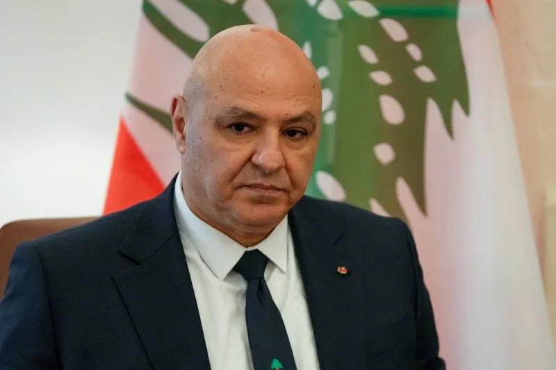Lebanon's President Aoun urges Hezbollah to give up arms
