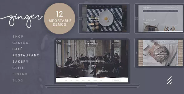 Ginger - Restaurant WordPress Theme v1.3.8