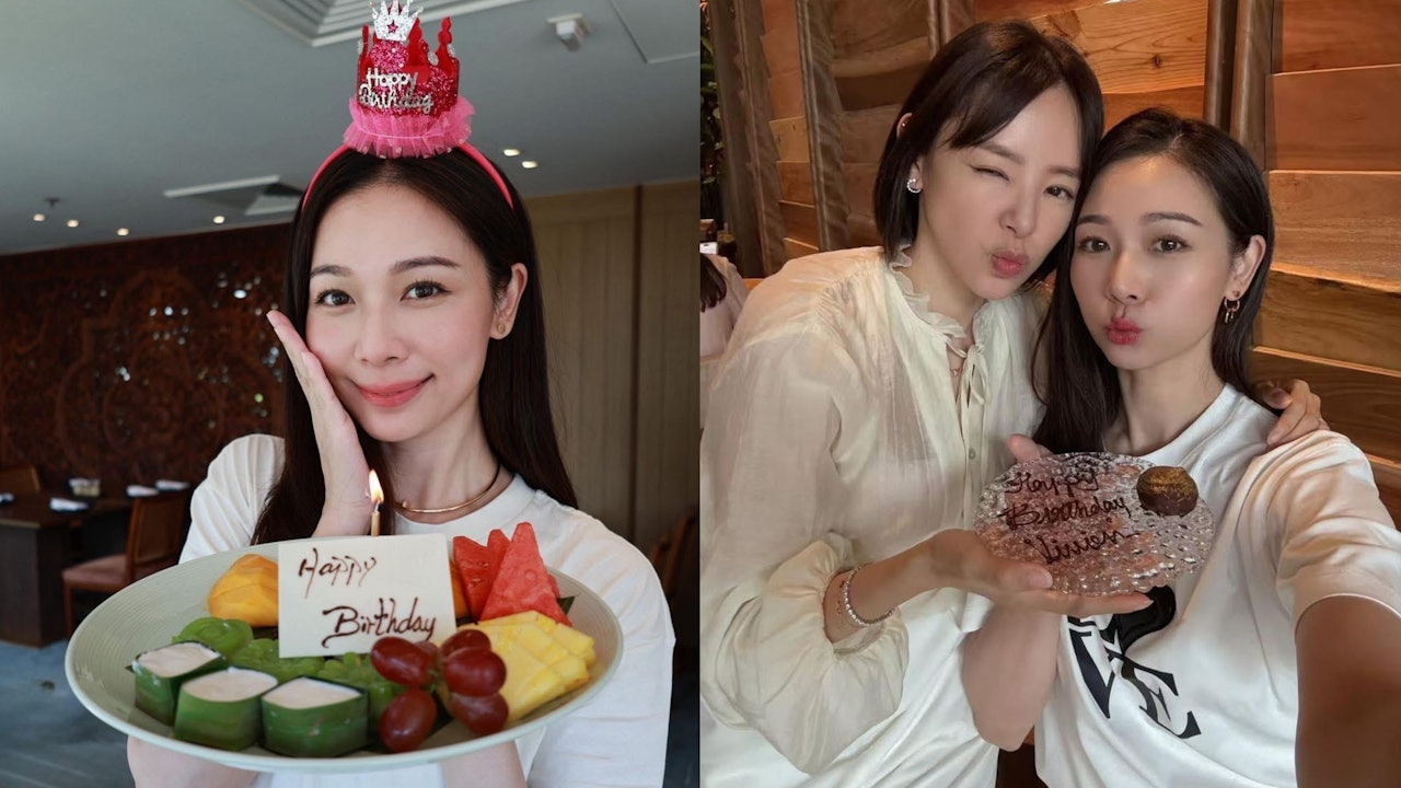 楊秀惠生日與譚凱琪大曬姊妹情：每年都用心意提醒我「你很重要」