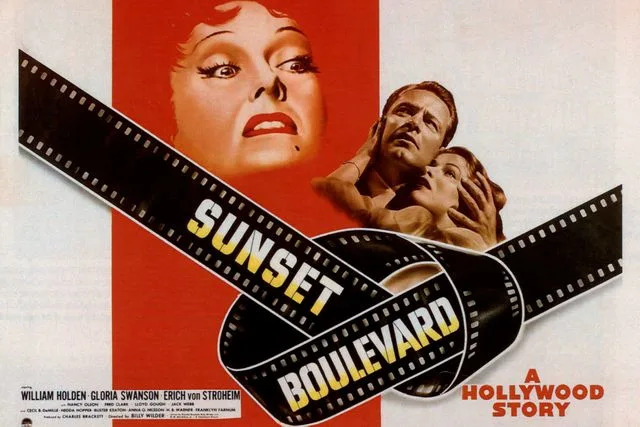 Courtesy Everett Collection 'Sunset Boulevard' stars Gloria Swanson, William Holden, and Nancy Olson