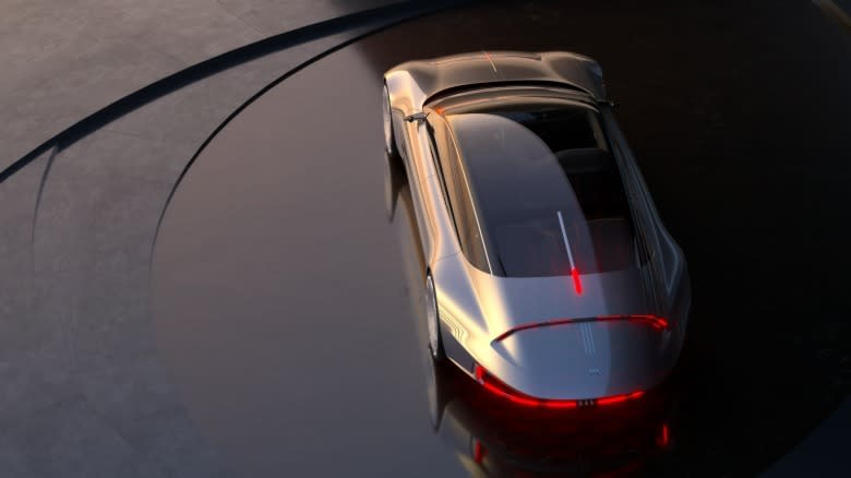 Rear top down view of the Buick Electra Orbit concept