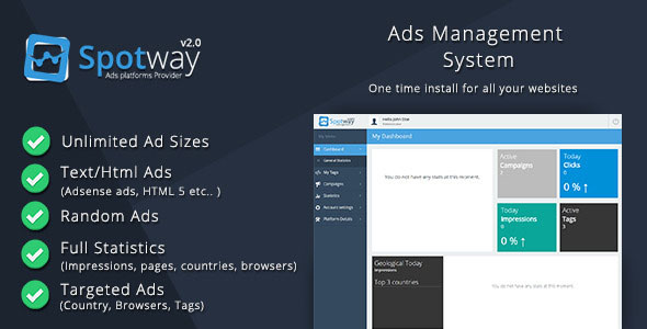 Ads Management System for Banners & Html Ads Management System for Banners & Html