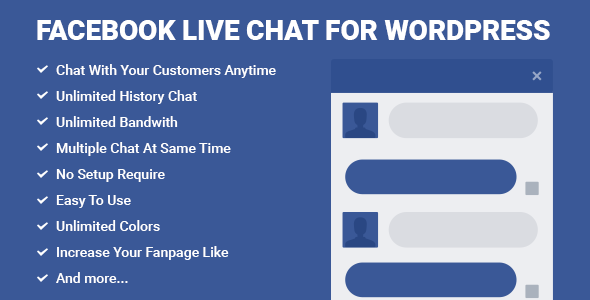 Facebook Live Chat for WordPress v2.6 Facebook Live Chat for WordPress v2.6