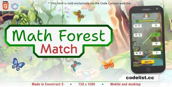 Math Forest Match v1.0 - HTML5 Educational game