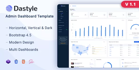 Dastyle - Admin & Dashboard Template v1.1