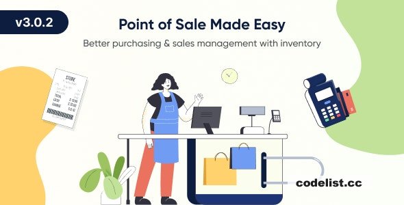 POS v3.0.2 - Ultimate POS system with Inventory Management System - Point of Sales - React JS - Laravel POS 