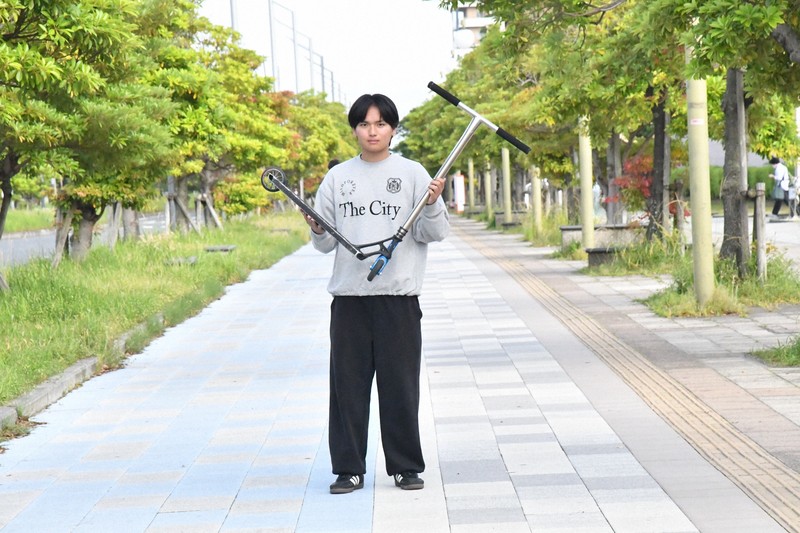無限の技教え合って、たたえ合って　19歳魅了したアーバンスポーツ